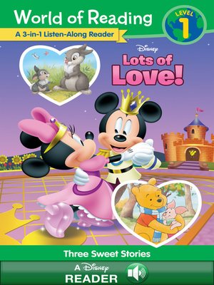 cover image of Disney Valentine's 3-in-1 Listen-Along Reader